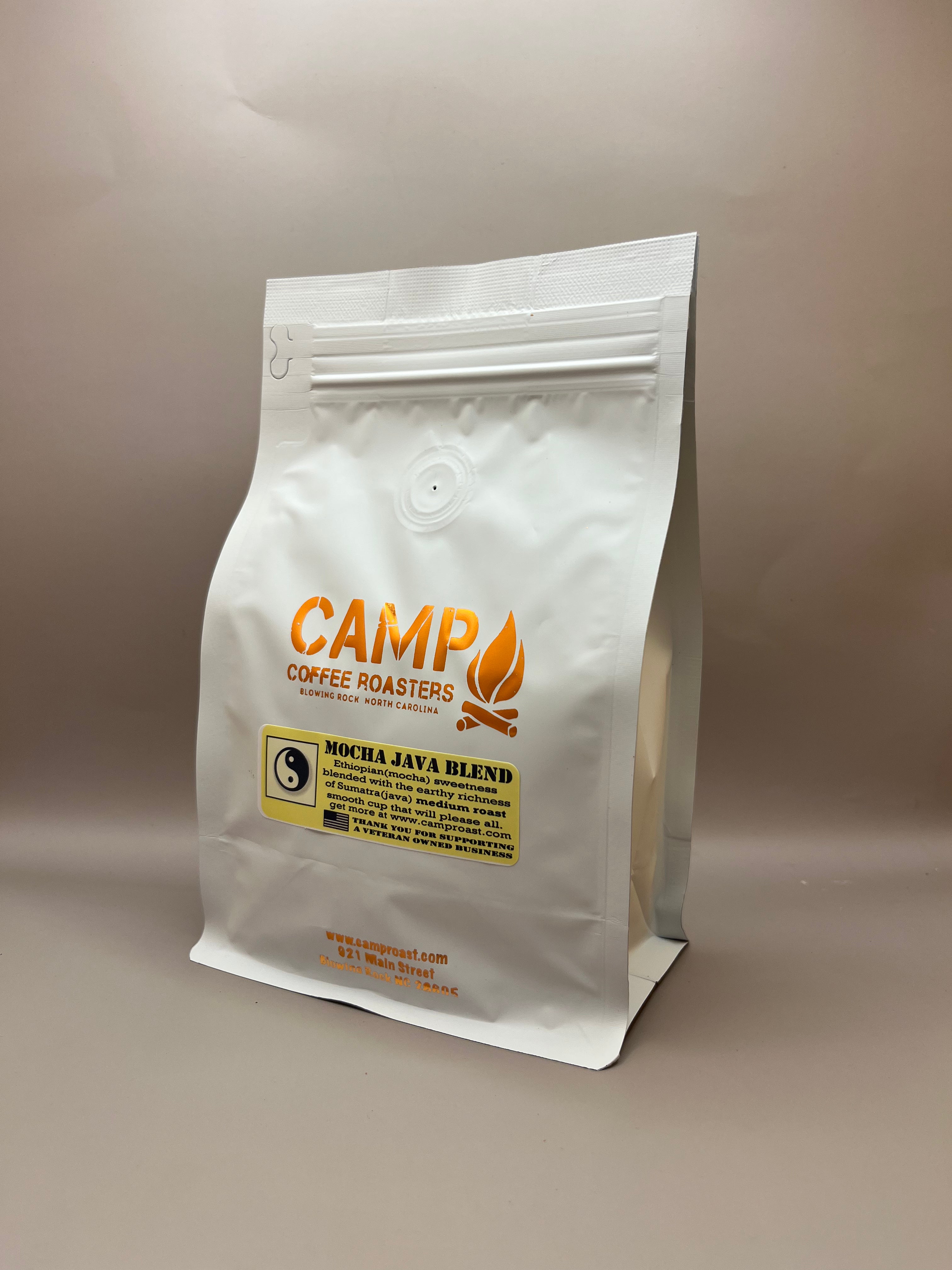 Mocha Java Blend – Camp Coffee Roasters